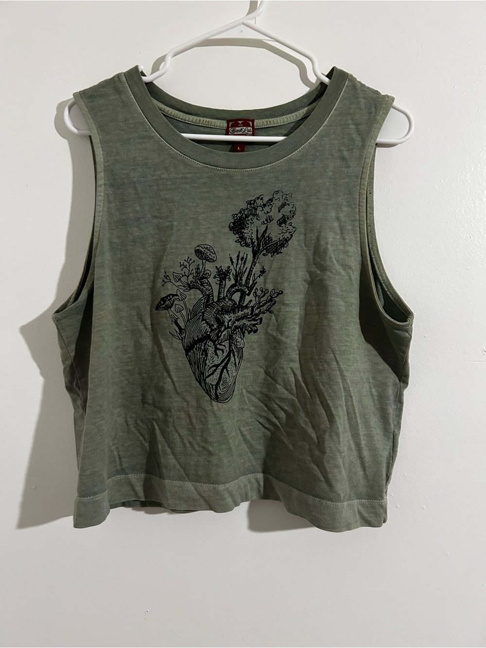 Random green tank top